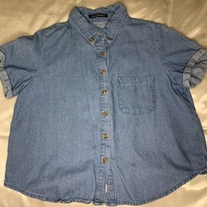 Brandy Melville Denim Top